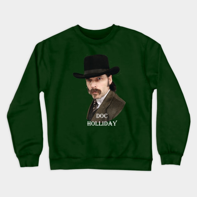 Doc Holliday Crewneck Sweatshirt by pasnthroo